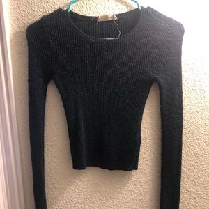 Hollister Navy Blue knit sweater top